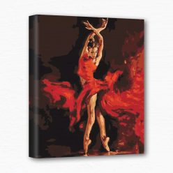 Keretre feszített számfestő - Tangó tánc