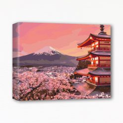 Keretre feszített számfestő - Japán