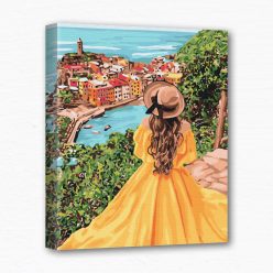 Keretre feszített számfestő - Kikötőváros