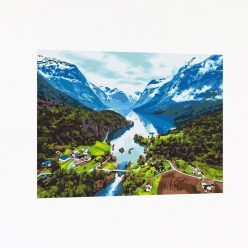 Számfestő készlet - Alpok - Számos kifestő - Számok szerinti festés