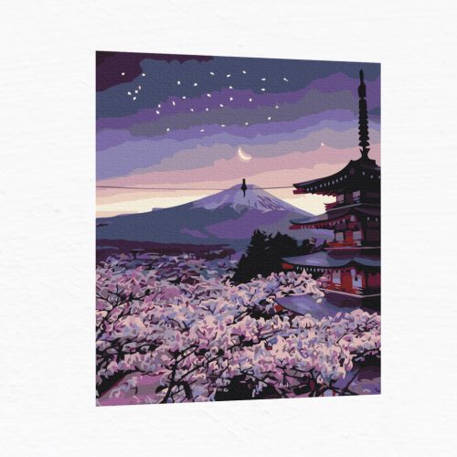 Számfestő készlet - Este Japánban