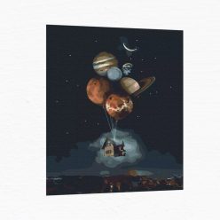 Számfestő készlet - Lebegő ház