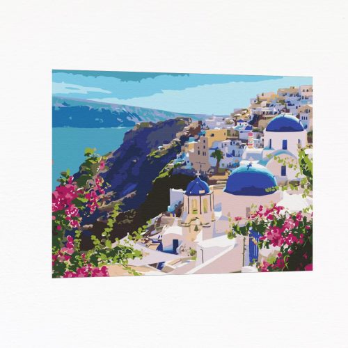 Számfestő készlet - Csodás Santorini