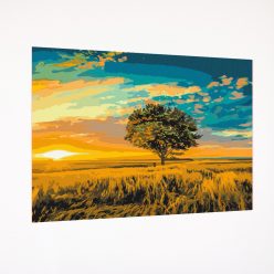 Számfestő készlet - Arany naplemente