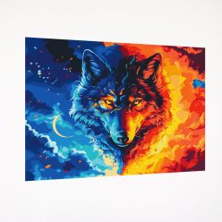 Számfestő készlet - Farkas