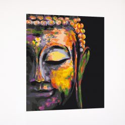 Számfestő készlet - Színes Buddha - 30x40 cm